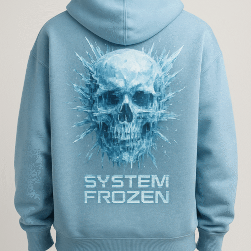 System Frozen Oversized Hoodie