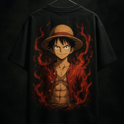 Straw Hat Inferno Oversized Tee