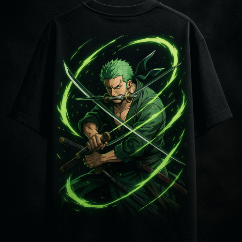 Zoro Three-Sword Oversize Street Tee