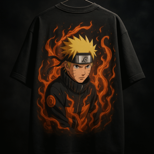 Naruto Chakra Blaze Oversize Street Tee
